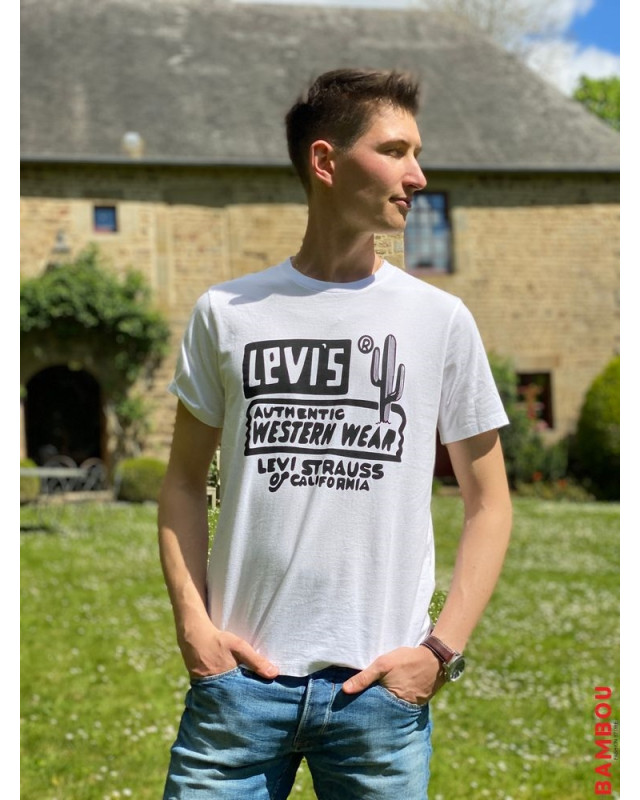 Tee-shirt graphique LEVI'S Blanc