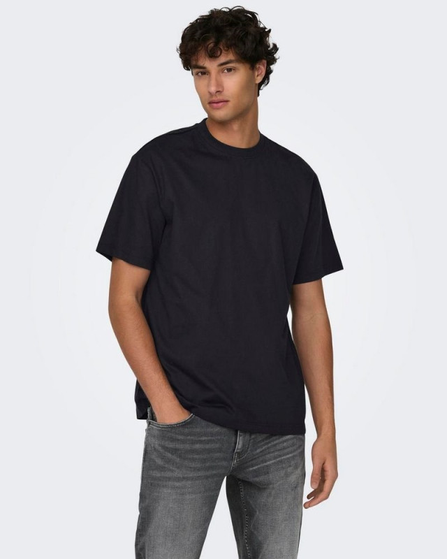 Tee-shirt basique Onsfred ONLY & SONS Noir