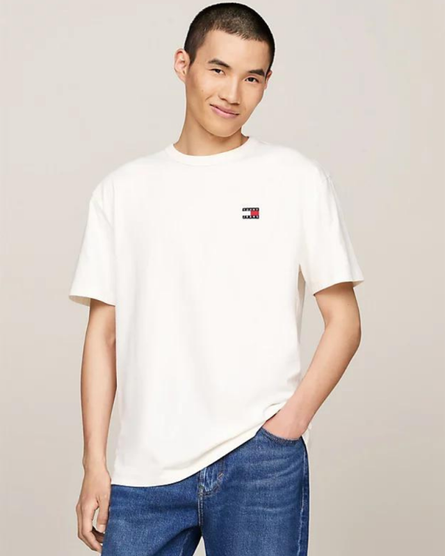 Tee-shirt logo TOMMY JEANS Blanc