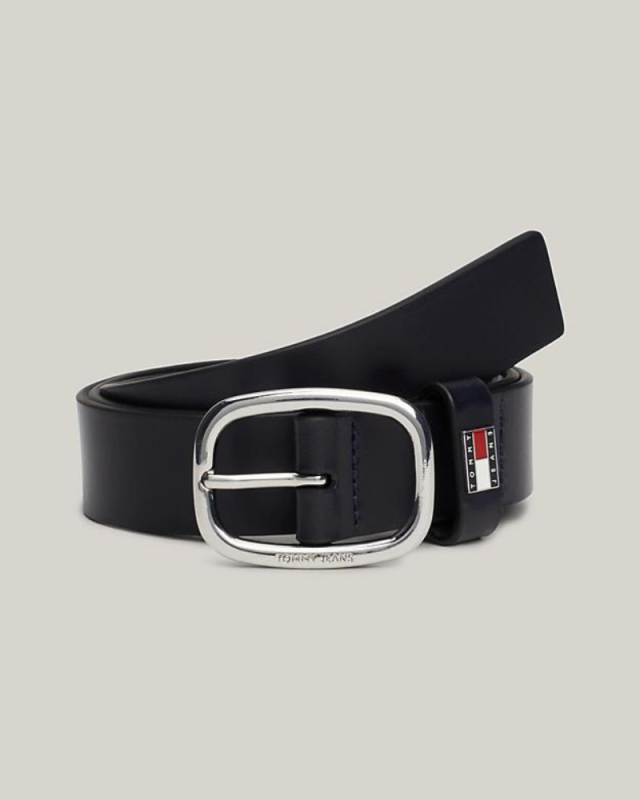 Ceinture en cuir TOMMY JEANS Marine