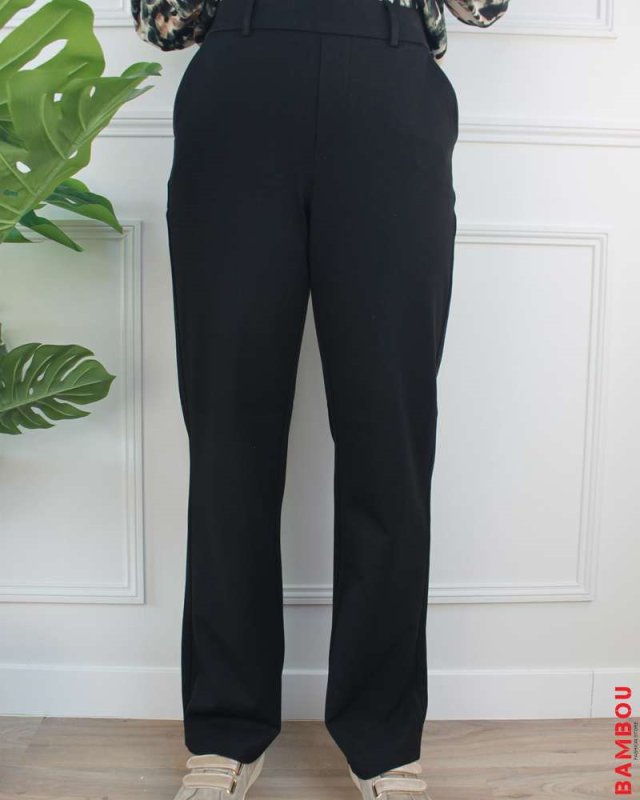 Pantalon droit VERO MODA Noir