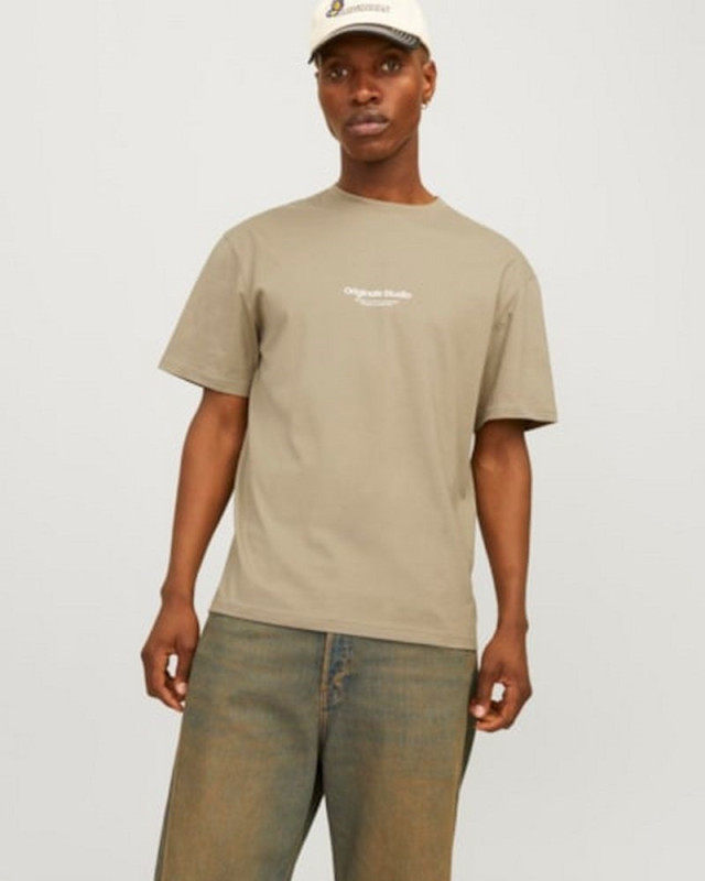 Tee-shirt Jorvesterbro JACK & JONES Beige