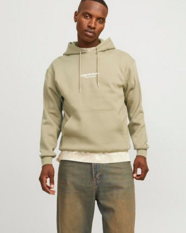 Sweat à capuche Jorvesterbro JACK & JONES Beige