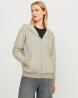 Sweat zippé à capuche Jxabbie JJXX Beige