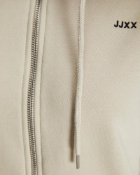 Sweat zippé à capuche Jxabbie JJXX Beige