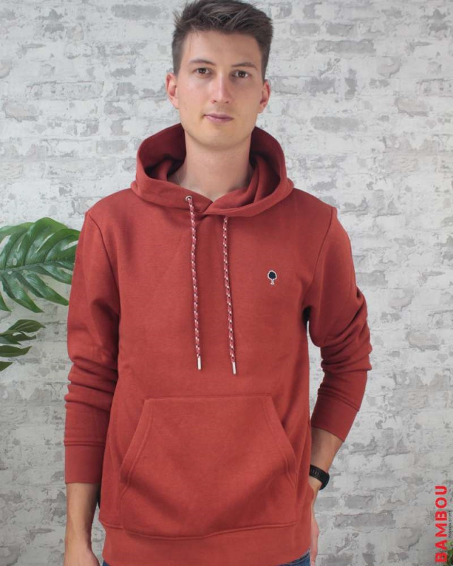 Sweat à capuche Dirac FAGUO Rouge