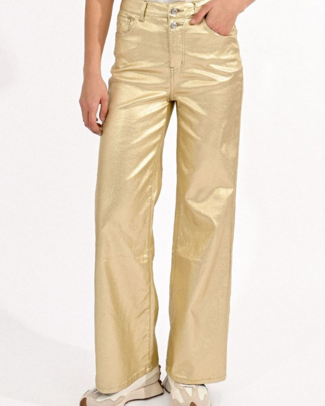 Pantalon large MOLLY BRACKEN Doré