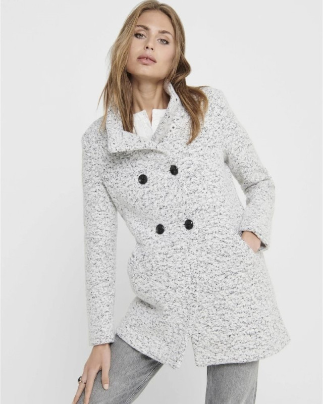 Manteau Sophia ONLY Gris clair