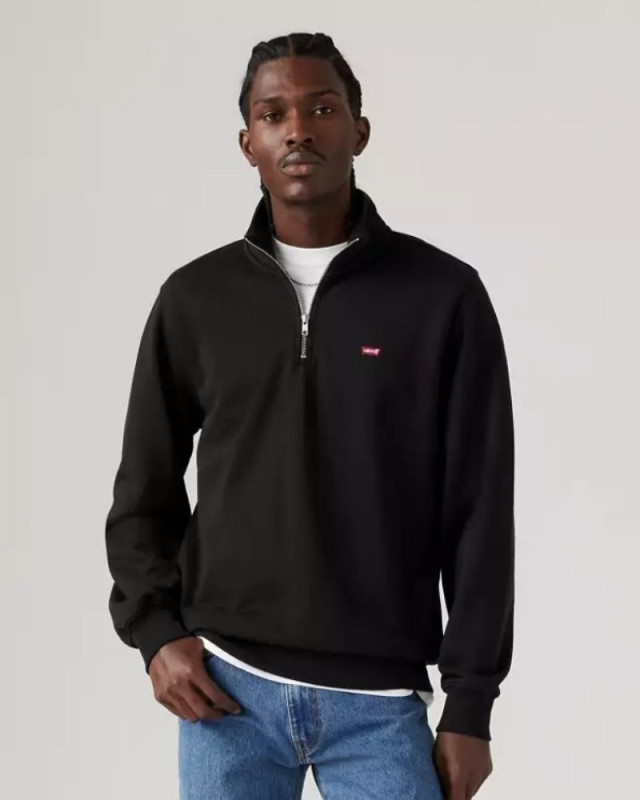 Sweat col camionneur LEVIS Noir