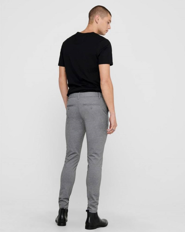 Chino slim Mark ONLY&SONS Gris chiné