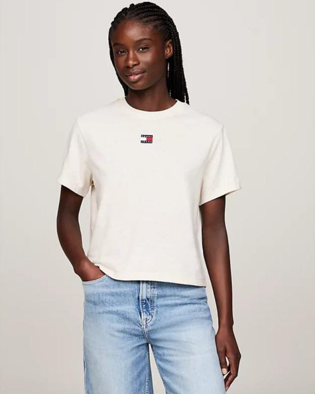 Tee-shirt TOMMY JEANS Ecru