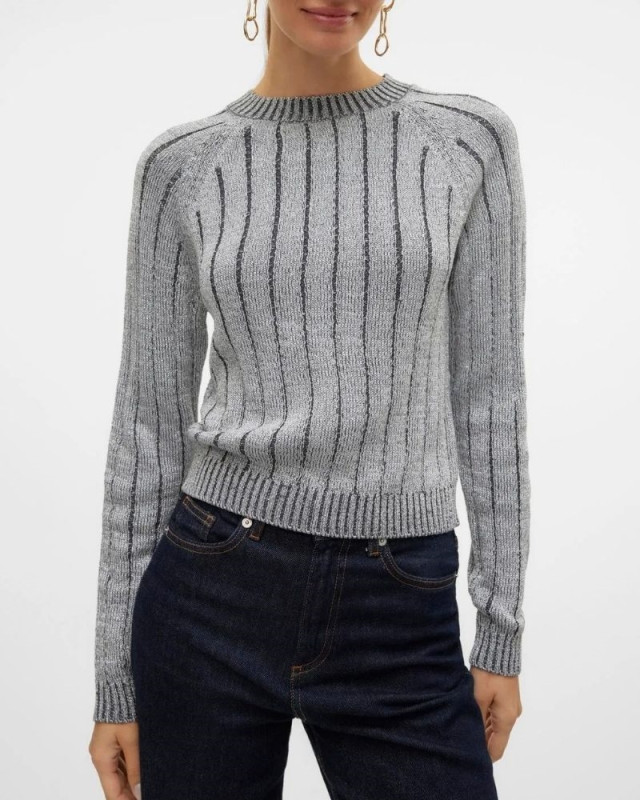 Pull Vanja VERO MODA Gris clair