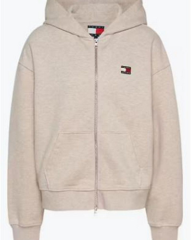 tjw boxy badge zip ext Beige